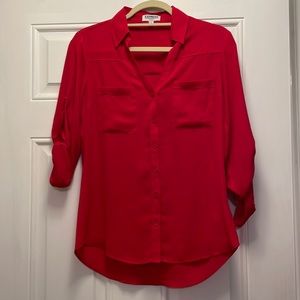 Express red button down portofino shirt. Small.